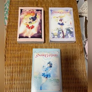 sailor moon pretty guardian NAOKO TAKEUCHI lot of the first three books